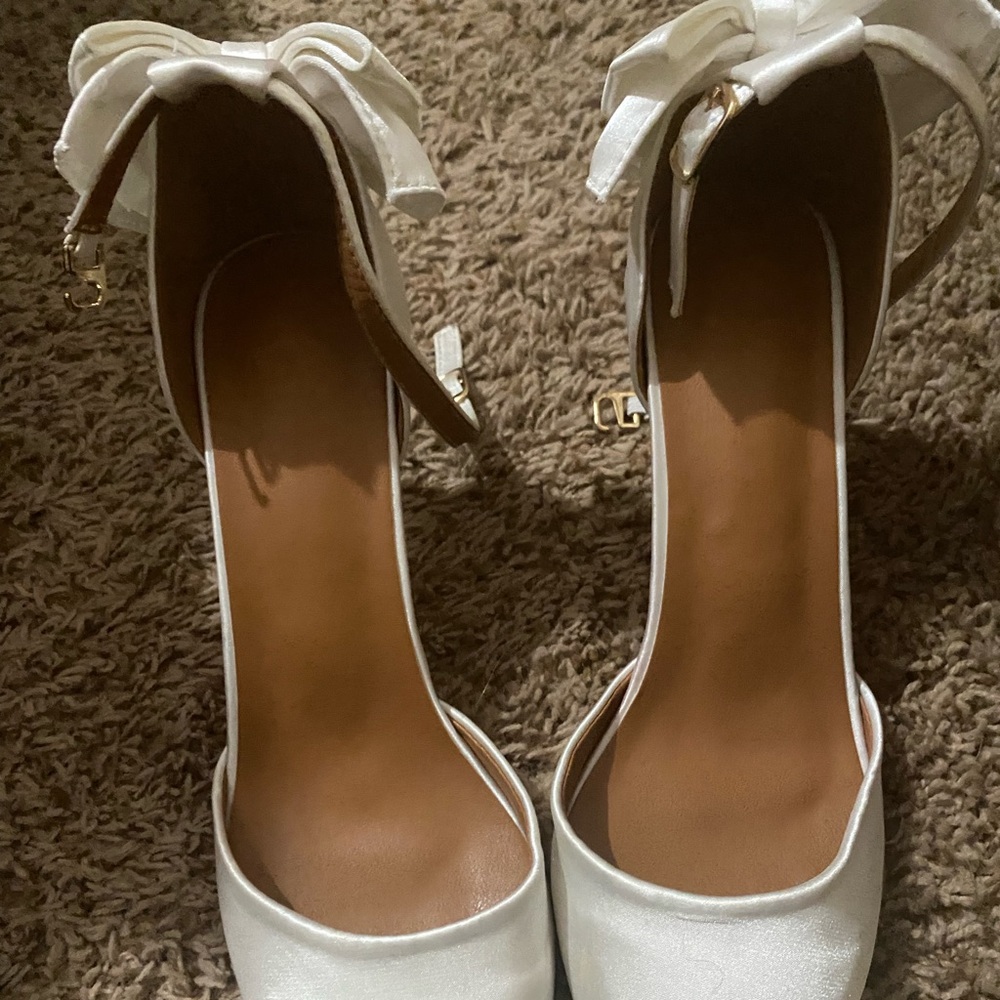 Boutique Bow Wedding Heels
